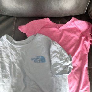 Pink and blue workout clothes
